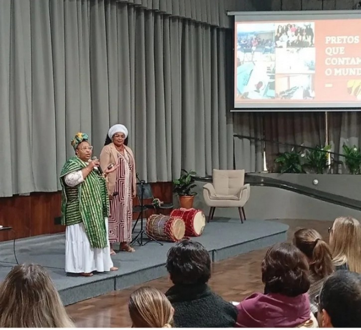 Apresentação do projeto Pretos que Contam o Mundo