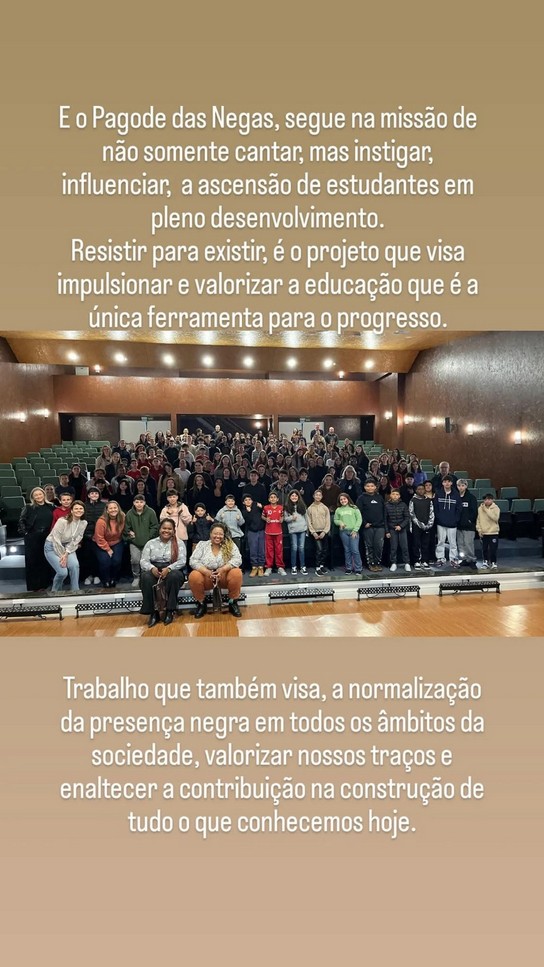 Registro de ação educativa e representatividade